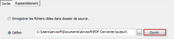 Ouvrir le dossier